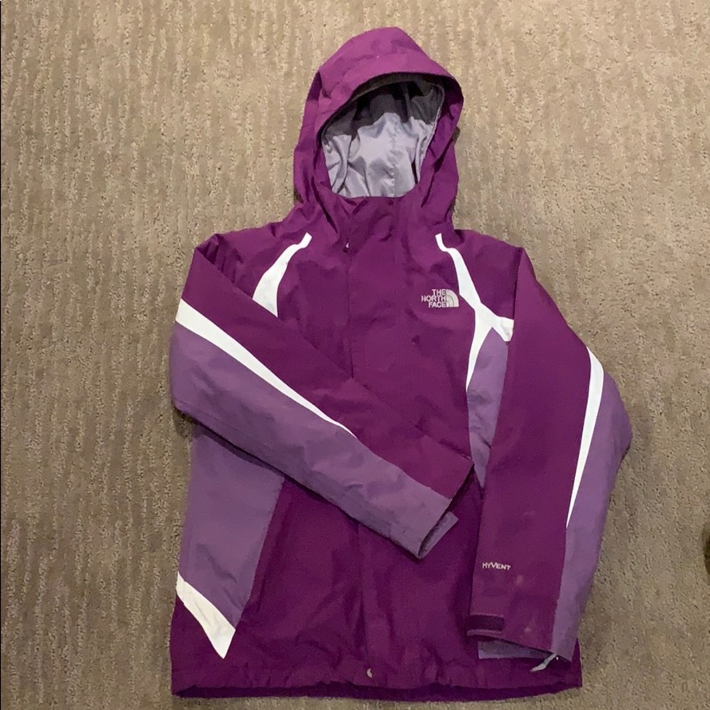 North Face girls 3 in 1 ski jacket. Size M (10/12)